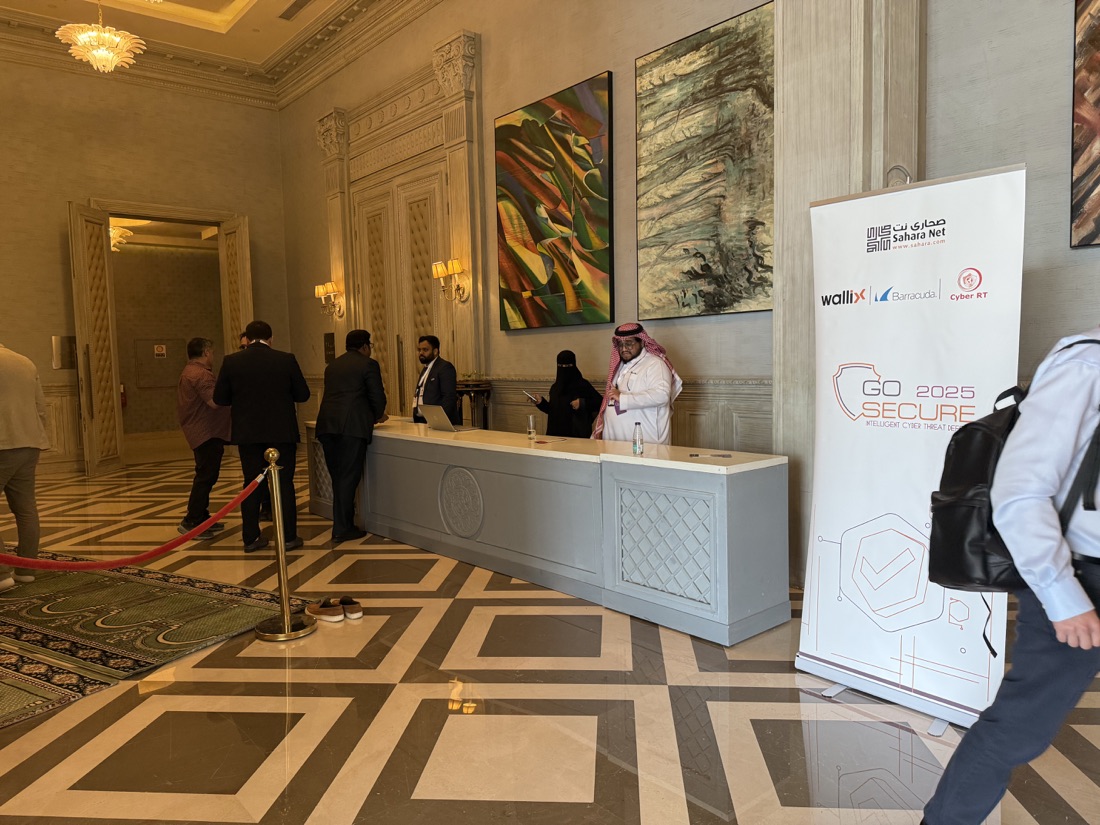 Cyber RT Privacy at the GO SECURE 2025 registration desk